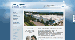 Desktop Screenshot of mcs-medicalcenter.de